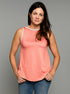The Tie Back Tank - Floral / Mini Gingham